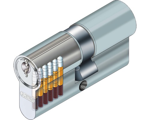 Abus Zylinder-Schloss mit Schnittansicht