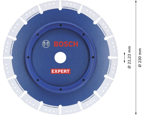 Bosch Expert Trennscheibe mit 230 Millimeter Durchmesser