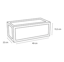 Halterung HURA L 40 x 22 cm moosgrün