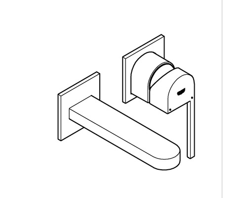Wandarmatur für das Badezimmer