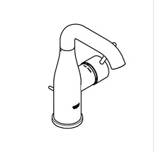 Waschtischarmatur mit Einhebelmischer GROHE Essence hard graphite glänzend 23462A01-thumb-3 Waschtischarmatur mit Einhebelmischer GROHE Essence hard graphite glänzend 23462A01-thumb-3