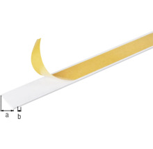 Flachstange PVC weiß 20x2 mm, 2,6 m-thumb-1 Flachstange PVC weiß 20x2 mm, 2,6 m-thumb-1