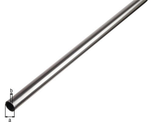 Metallrohr mit Maßangaben