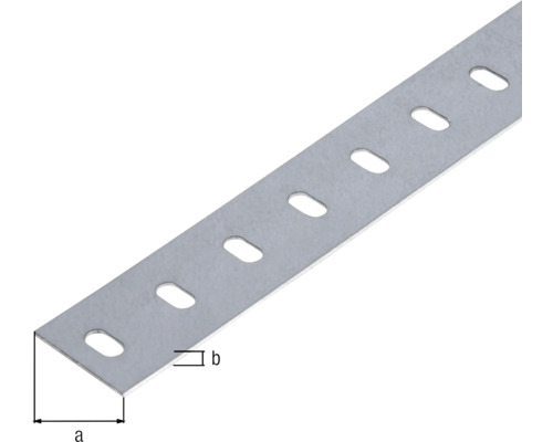 Lochband aus Metall mit Aussparungen