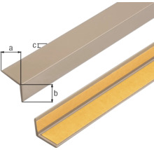 Winkelprofil selbstklebend Alu macchiato 14,5x11,5x1,5 mm, 2m-thumb-1
