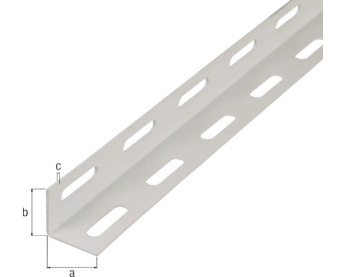 Winkelprofil mit Langlöchern zur Befestigung