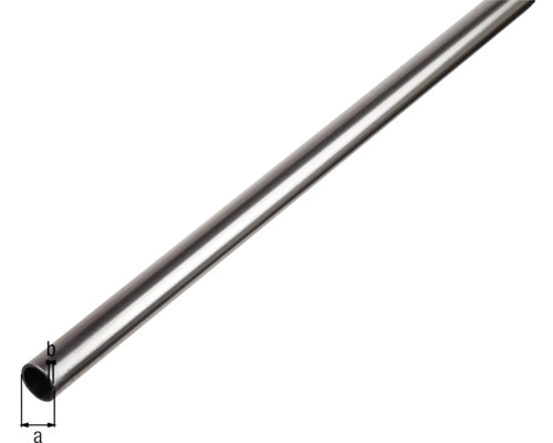 Metallrohr mit Dimensionsangabe