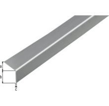 Winkelprofil PVC Edelstahloptik selbstklebend 30x30x1,5 mm, 1 m-thumb-1