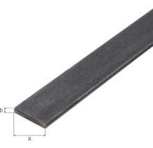 Flachstange Stahl 25x5 mm, 3 m-thumb-1