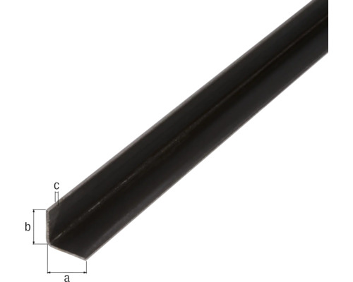 Winkelstahlprofil mit Maßangaben