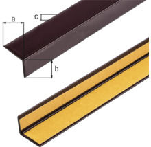 Winkelprofil selbstklebend Alu dark berry 22,8x19x1,8 mm, 2m-thumb-1