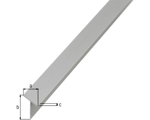 Winkelprofil mit Maßangaben a, b und c