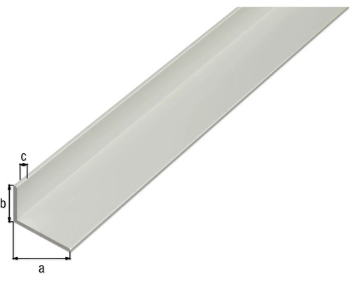 Winkelprofil mit Maßangaben