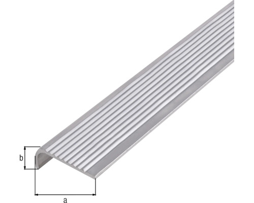 Aluminium Treppenkantenprofil mit Rillen