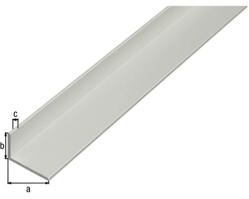 Winkelprofil mit Maßangaben a, b und c