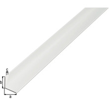 Winkelprofil Alu weiß 25x25x1,5 mm, 2,6m
