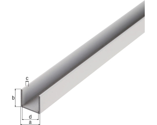 U-Profil zur Konstruktion und Befestigung