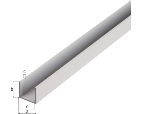 U-Profil zur Konstruktion und Befestigung