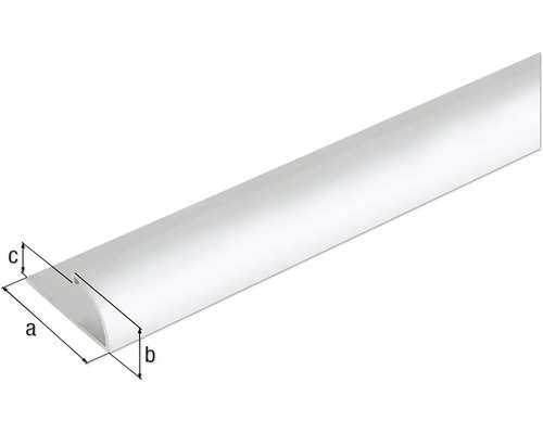 Kunststoff-Kabelführungskanal mit den Maßen a, b und c