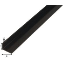 Winkelprofil PVC schwarz 30x20x3 mm, 2 m-thumb-1