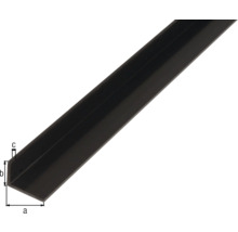 Winkelprofil PVC schwarz 40x10x2 mm, 1 m-thumb-1