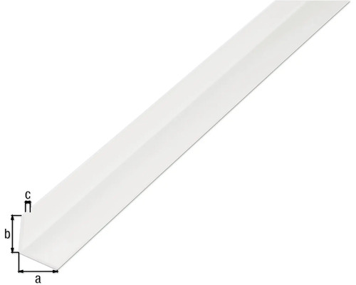 Kunststoff Winkelleiste mit Maßangaben