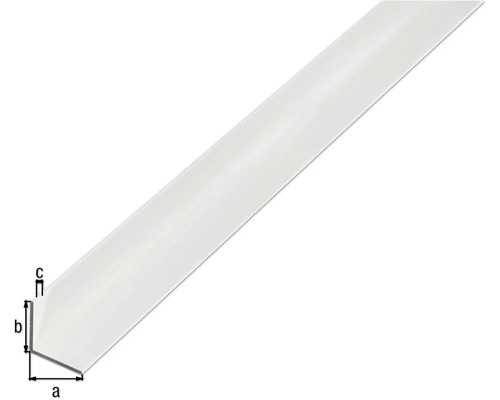 Kunststoff Winkelleiste mit Maßangaben