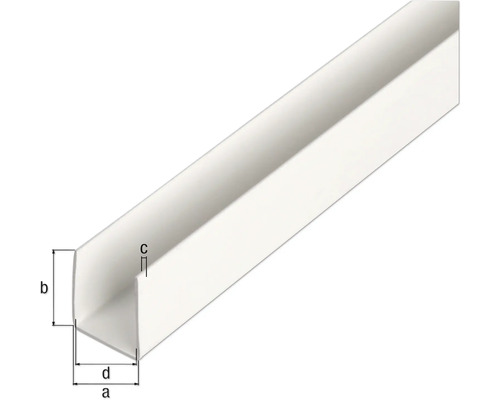 Kunststoff Kabelkanal mit Maßangaben