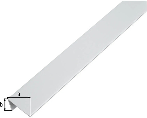 Kunststoff-Winkelleiste mit Maßangaben