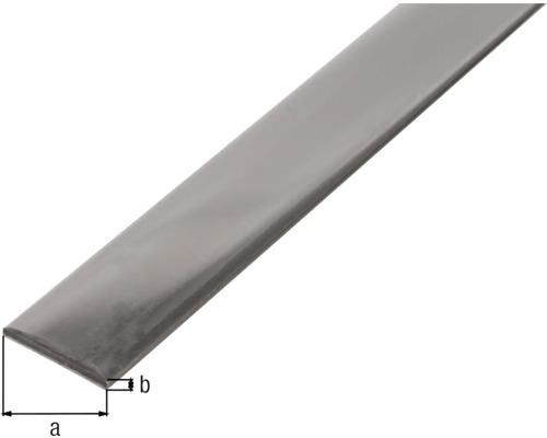 Flachstahl mit den Abmessungen a und b