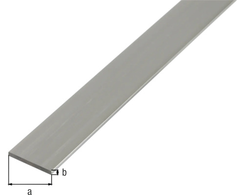 Flachstahl mit Maßangaben