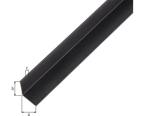 Winkelprofil mit Maßangaben a, b und c