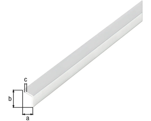 Aluminiumprofil mit Maßangaben