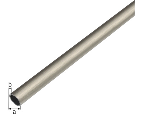 Metallrohr mit Maßangaben