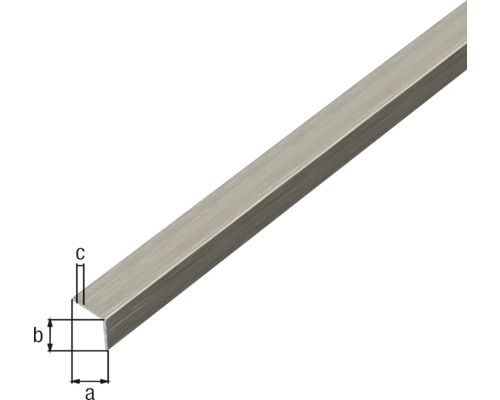 Aluminium Winkelprofil mit Maßangaben