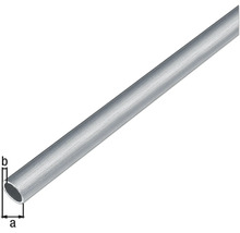 Aluminiumrohr mit den Markierungen a und b