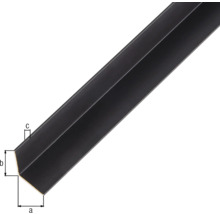 Winkelprofil Alu schwarz eloxiert 15x15x1 mm, 2 m-thumb-1