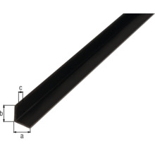 Winkelprofil PVC schwarz 15x15x1,2 mm, 2,6 m