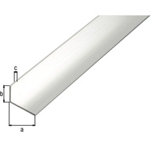 Aluminium Winkelprofil mit Maßangaben a, b und c
