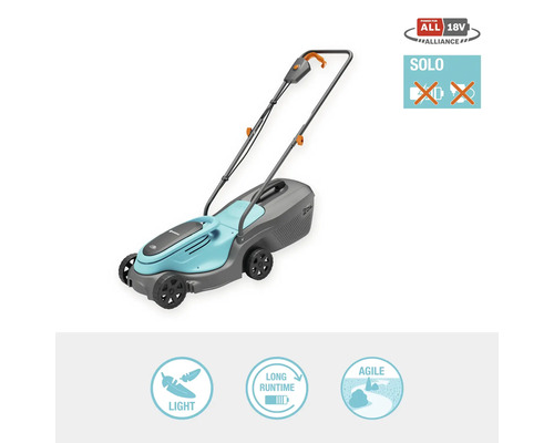 Akkurasenmäher ohne Akku und Ladegerät