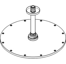 Deckenhalterung mit Stange
