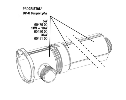 ProCristal UV-C Compact Plus Wasserklärer Schema