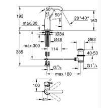 GROHE Waschtischarmatur ESSENCE warm sunset 23462DA1