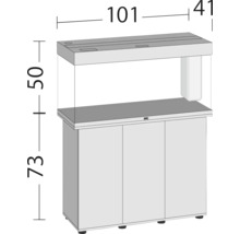 Aquariumkombination JUWEL Rio 180 SBX mit LED-Beleuchtung, Heizer, Filter und Unterschrank schwarz inkl. Starterset mit Osmoseanlage, Easy Life Pflegemittel Set, Tropical Futter, Kies, Deponit Mix, Digitalthermometer, Mulmsauger, Pflanzenzange-thumb-2