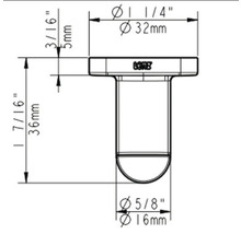 Haken Lenz Vent nickel 4746822-thumb-4