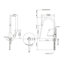 Küchenarmatur Lenz LIO schwarz matt 42040051