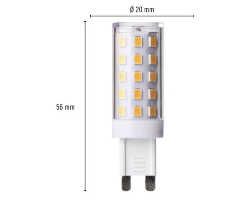 G4 LED Leuchtmittel, 56 mm hoch und 20 mm Durchmesser