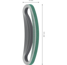 Schleifband mit den Maßen 13 mm mal 457 mm