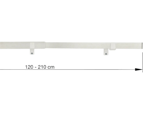 Gardinenstange, verstellbar von 120 bis 210 Zentimeter