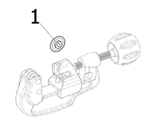 Ersatzschneidrad für Rohrabschneider